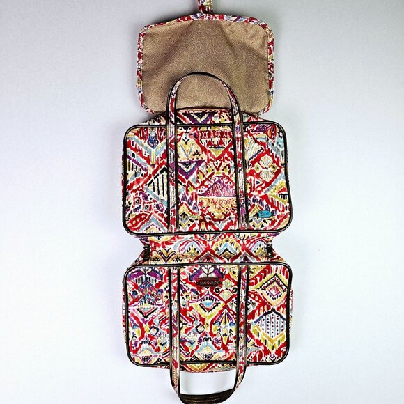 Sakroots Artist Circle Critter Travel Case Cosmetic Bag, Hanging, Large, EUC - Picture 6 of 12